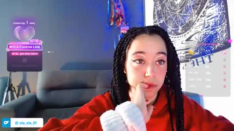 Snapshot of ela_0 chatting on January 12, 2025, 12:23 pm Ela  Help me reach 100 thumbs up online show from January 12, 2025, 12:23 pm