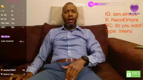 My name is Elmore. Please say hello I like to chat with you. If you have requests or dirty talk please use tip online show from January 31, 2025, 2:37 am