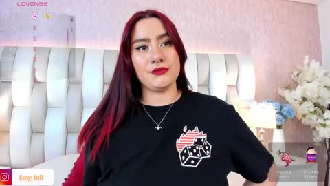 Snapshot of emily_hill___ chatting on March 6, 2025, 12:10 am EMILY Monday 5-2 am From Tuesday to Friday5-1 am Colombia time online show from March 6, 2025, 12:10 am