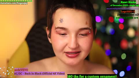 Snapshot of frogessjay chatting on December 27, 2024, 10:48 pm Jaywise Frogfoot online show from December 27, 2024, 10:48 pm