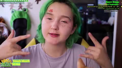 Snapshot of frogessjay chatting on September 9, 2025, 10:26 am Jaywise Frogfoot online show from September 9, 2025, 10:26 am