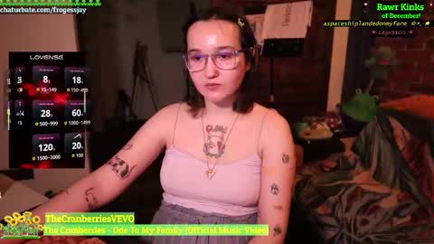 Snapshot of frogessjay chatting on December 15, 2025, 9:52 pm Jaywise Frogfoot online show from December 15, 2025, 9:52 pm