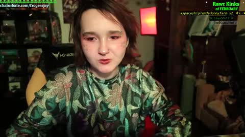 Snapshot of frogessjay chatting on February 10, 2026, 6:45 pm Jaywise Frogfoot online show from February 10, 2026, 6:45 pm