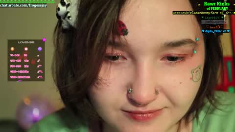 Snapshot of frogessjay chatting on February 18, 2026, 8:05 pm Jaywise Frogfoot online show from February 18, 2026, 8:05 pm