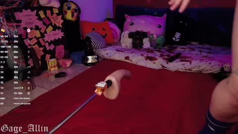 Gage Allin AKA Alpha Pussy online show from October 25, 2025, 11:54 pm