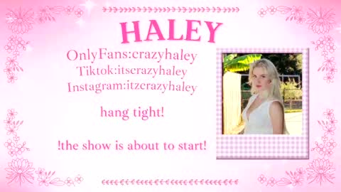 Snapshot of haleycrazy chatting on March 31, 2026, 3:12 pm Haley online show from March 31, 2026, 3:12 pm