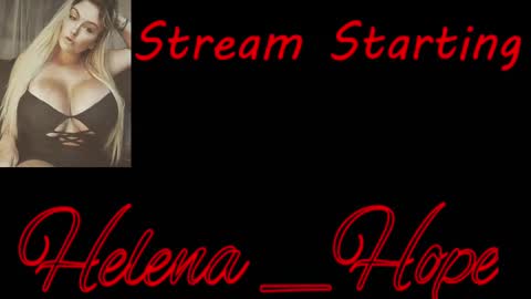 Helena Hope online show from September 17, 2025, 4:47 am