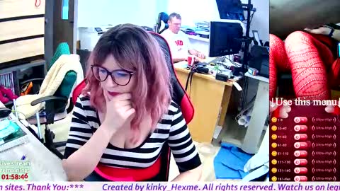 hexme_kinky_office online show from March 6, 2025, 10:30 am