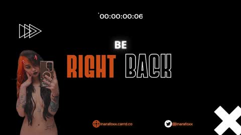 Snapshot of inarafoxxx chatting on December 24, 2024, 3:38 am Inarafoxx online show from December 24, 2024, 3:38 am