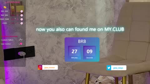 Snapshot of jane_meys chatting on January 27, 2025, 11:11 am your kitty JANE roawww online show from January 27, 2025, 11:11 am