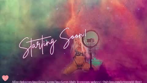 jinxy loves online show from April 15, 2026, 1:12 am