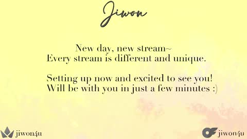 Snapshot of jiwon4u chatting on February 14, 2025, 1:29 pm Jiwon online show from February 14, 2025, 1:29 pm