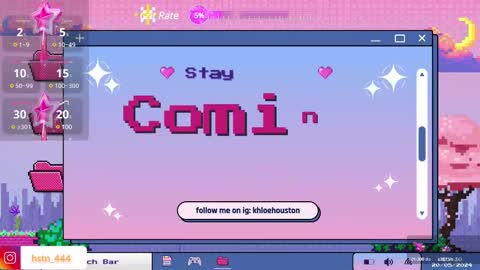 Snapshot of khloe_houston chatting on March 8, 2025, 12:41 pm Khloe online show from March 8, 2025, 12:41 pm