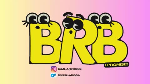 Snapshot of larirossi chatting on February 5, 2026, 7:29 pm Rossi angel online show from February 5, 2026, 7:29 pm