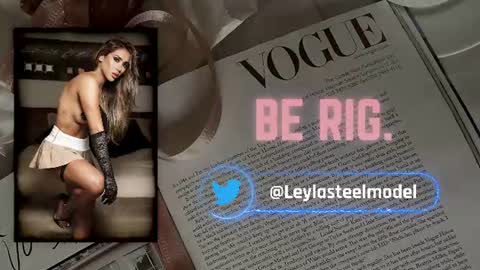 Snapshot of leyla_steel chatting on July 13, 2026, 1:36 pm INSTA leylasteel model online show from July 13, 2026, 1:36 pm