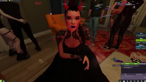Snapshot of little_doll25 chatting on February 10, 2025, 5:52 pm Succubus Blue online show from February 10, 2025, 5:52 pm