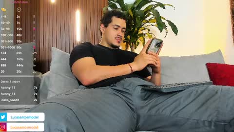 Snapshot of lucasanto_ chatting on June 19, 2026, 4:39 am LUCA SANTOS online show from June 19, 2026, 4:39 am