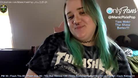 ManicPixiePop online show from February 25, 2026, 5:33 pm