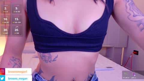 Snapshot of megan_browns1 chatting on January 10, 2026, 2:08 pm Megan online show from January 10, 2026, 2:08 pm