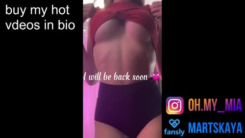 Snapshot of mia4sin chatting on April 29, 2026, 3:27 pm Mia Martskaya online show from April 29, 2026, 3:27 pm
