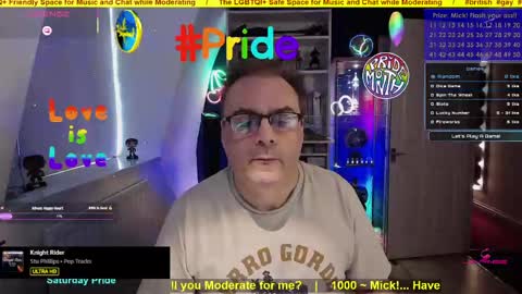Professional Moderator  Mick Mickey online show from May 9, 2026, 5:07 pm