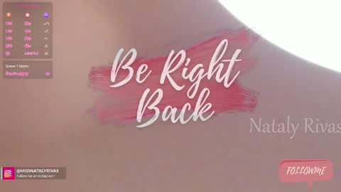 Snapshot of missnataly_ chatting on November 12, 2025, 12:55 am Nataly Rivas online show from November 12, 2025, 12:55 am