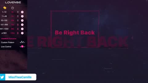 MissThea online show from March 8, 2025, 8:14 pm