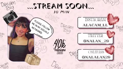 Onlyf4s nalalan29 online show from February 24, 2025, 6:05 am