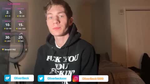 Oliver Beck online show from March 20, 2026, 2:49 am