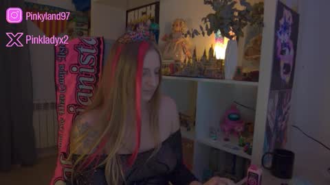 pinkladyx2 online show from February 15, 2026, 11:45 pm