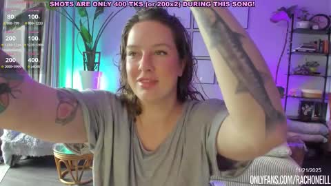 Rach ONeill online show from November 21, 2025, 3:11 pm