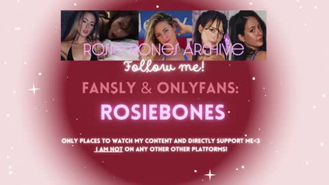 Rosie Bones online show from November 12, 2025, 9:03 pm