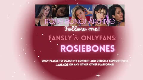 Rosie Bones online show from January 16, 2026, 11:20 pm