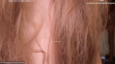 Snapshot of samanthahayesxoxo chatting on February 4, 2025, 1:56 am The Real Samantha Hayes haha online show from February 4, 2025, 1:56 am