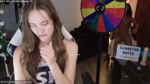 Snapshot of samanthahayesxoxo chatting on February 25, 2025, 1:30 am The Real Samantha Hayes haha online show from February 25, 2025, 1:30 am