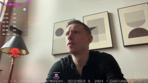 Snapshot of seb_tv chatting on December 9, 2024, 8:12 pm Sebastian online show from December 9, 2024, 8:12 pm
