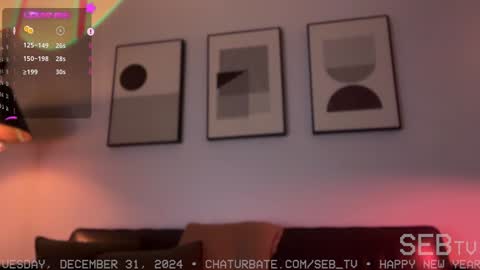 Snapshot of seb_tv chatting on January 1, 2025, 12:11 am Sebastian online show from January 1, 2025, 12:11 am