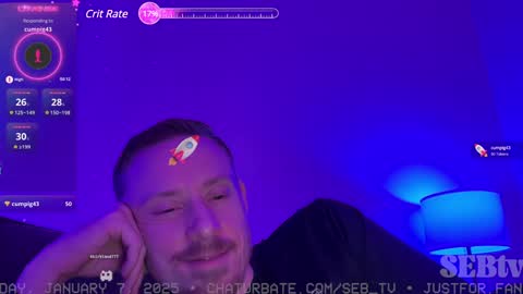 Snapshot of seb_tv chatting on January 8, 2025, 4:44 am Sebastian online show from January 8, 2025, 4:44 am