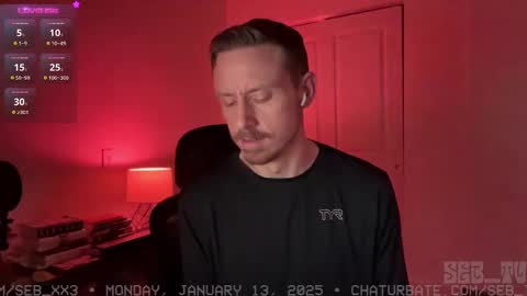 Snapshot of seb_tv chatting on January 13, 2025, 6:06 am Sebastian online show from January 13, 2025, 6:06 am