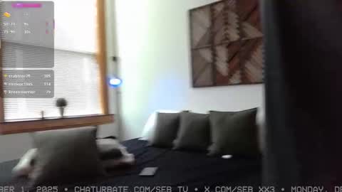 Snapshot of seb_tv chatting on December 1, 2025, 6:57 pm Sebastian online show from December 1, 2025, 6:57 pm