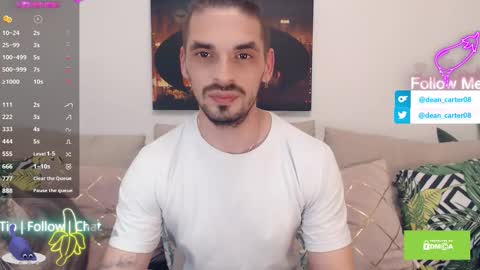 Dean Carter online show from October 17, 2025, 10:45 pm