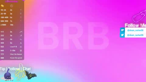 Dean Carter online show from January 18, 2026, 11:19 pm