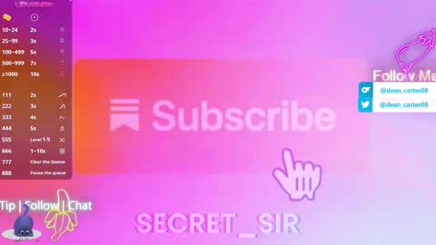 Dean Carter online show from February 12, 2026, 11:11 pm