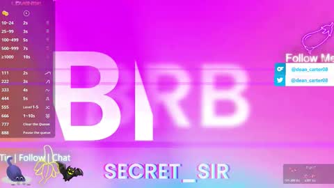 Dean Carter online show from March 2, 2026, 10:38 pm