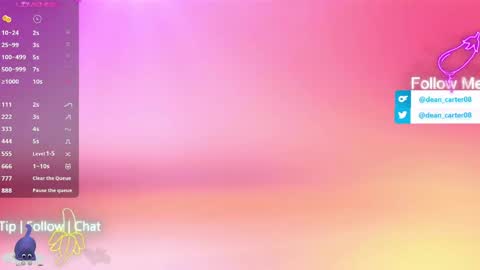 Dean Carter online show from June 2, 2026, 11:51 pm