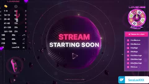 SeraLeeXXX online show from May 18, 2026, 4:35 pm
