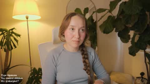 Snapshot of skarpio17 chatting on March 9, 2026, 8:46 pm Im Scarlett ONLINE 5pm-10pm NYC time online show from March 9, 2026, 8:46 pm