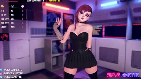 SkyeAnette online show from March 3, 2025, 2:04 am