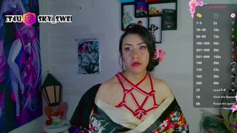 Snapshot of skylady05 chatting on April 9, 2026, 6:19 am millie online show from April 9, 2026, 6:19 am