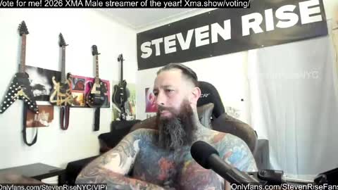 Snapshot of stevenrisenyc chatting on April 19, 2026, 9:28 pm StevenRiseNYC online show from April 19, 2026, 9:28 pm